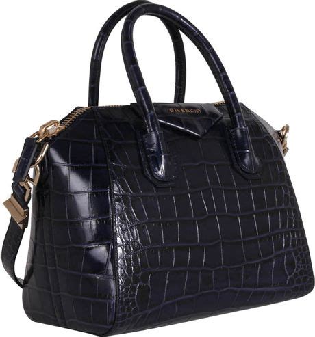 blue givenchy antigona bag|Givenchy crocodile antigona.